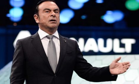 كارلوس غصن عندما كان يتربع على قمة تحالف نيسان رينو