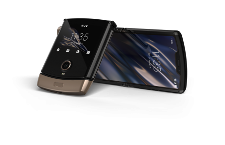 موتورولا ريزر بخطوط ذهبية