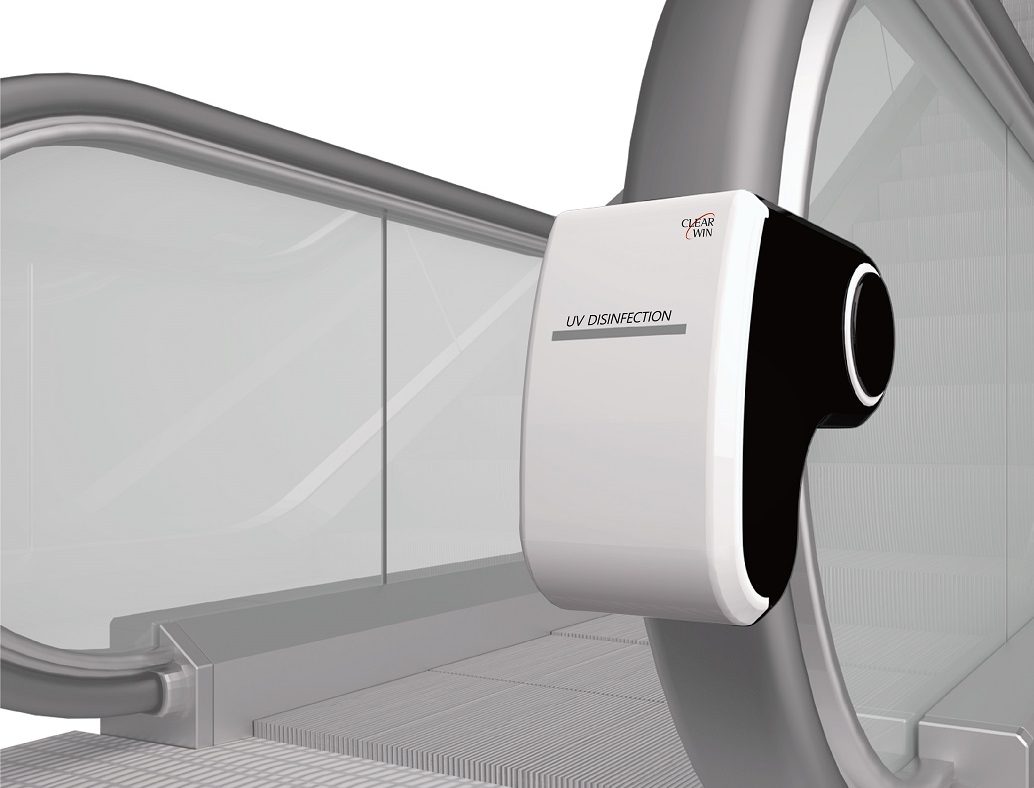 تعقيم السلالم بالأشعة فوق البنفسجية