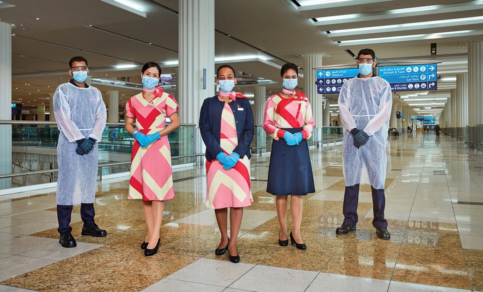 خدمات فحص كوفيد-19 في مطار دبي