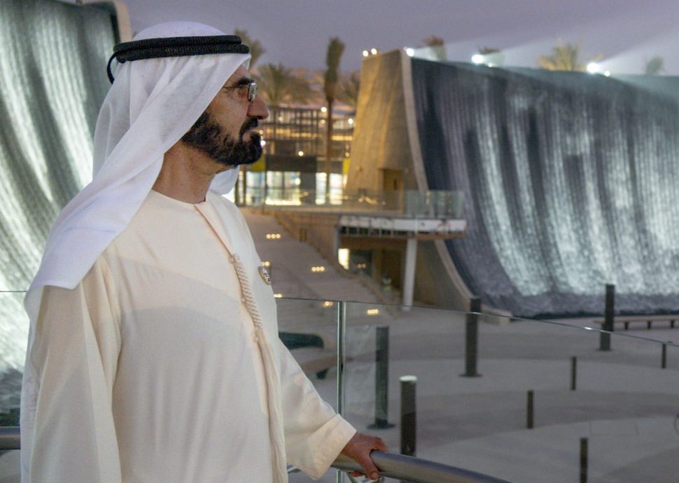 الشيخ محمد بن راشد آل مكتوم يتفقد اكسبو دبي