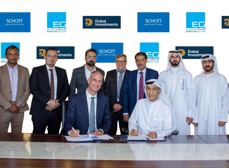 شراكة بين الامارات للزجاج و SCHOTT لانتاج زجاج مقاوم للحريق