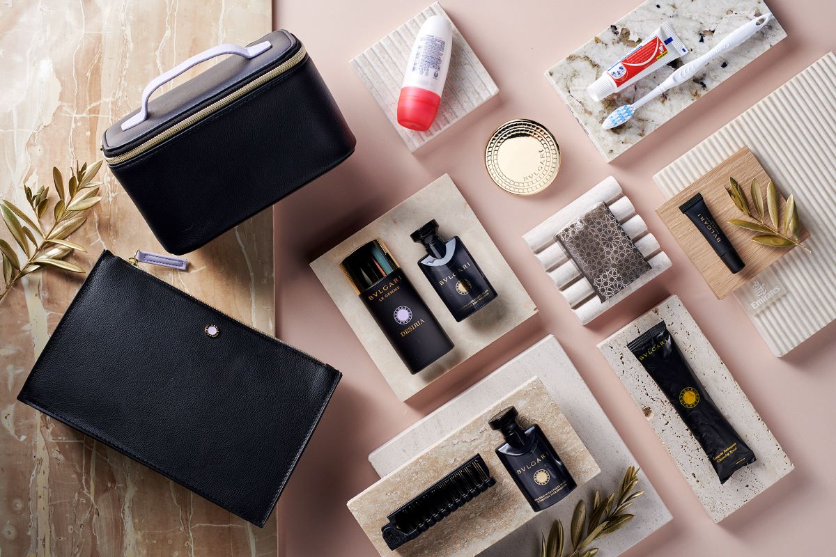 منتجات بولغري الفخمة على طيران الامارات