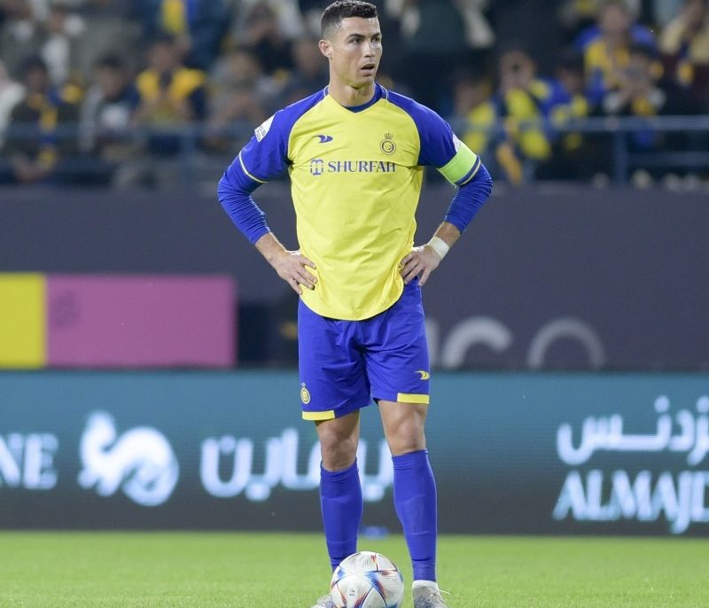 اللاعب كريستانيو رولاندو في نادي النصر السعودي