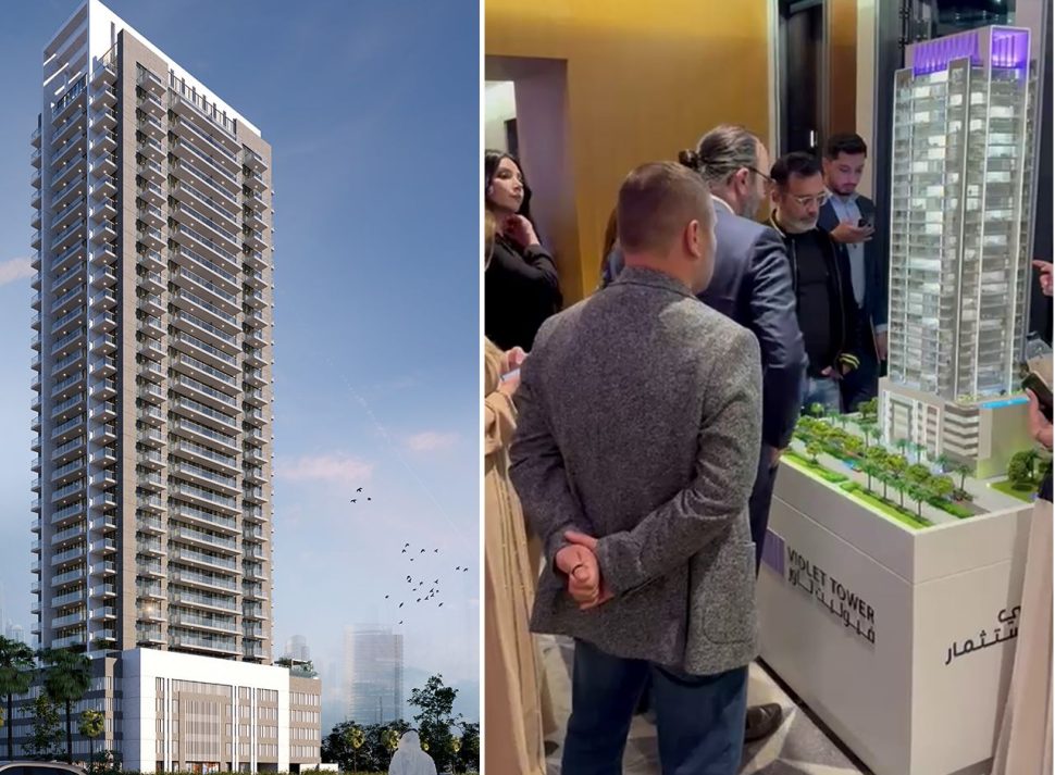 اطلاق فيوليت تاور في قرية جميرا الدائرية