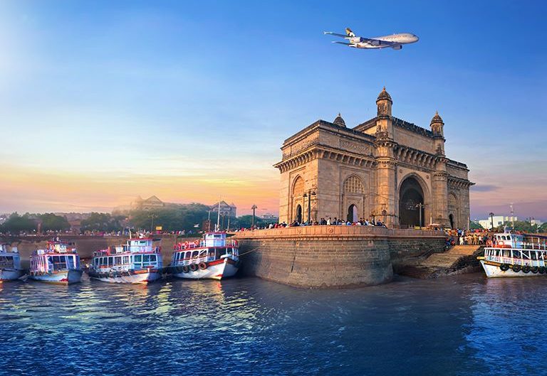 طائرة الاتحاد A380 الى مومباي