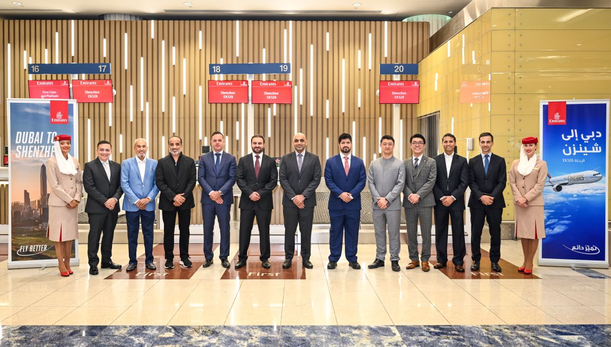 طيران الامارات الى شينزن الصينية